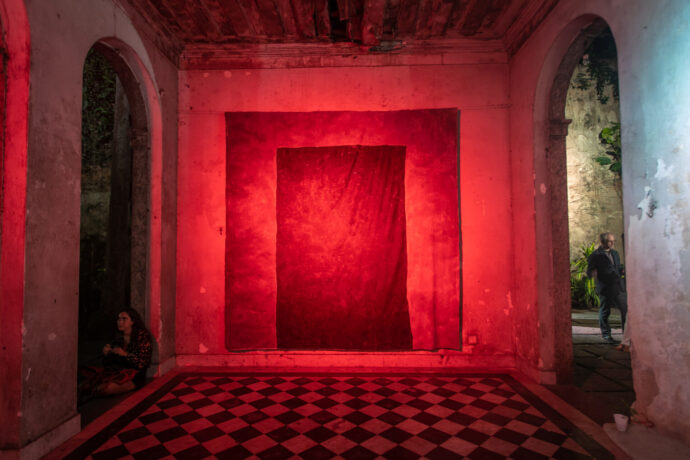  Obra(s) por Ana Mazzei.  Da atividade Manjar: Beleza e Devastação ou Eterno Retorno. 