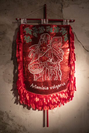  Obra(s) por Bruna Amaro.  Da atividade Baile da Aurora Sincera. 