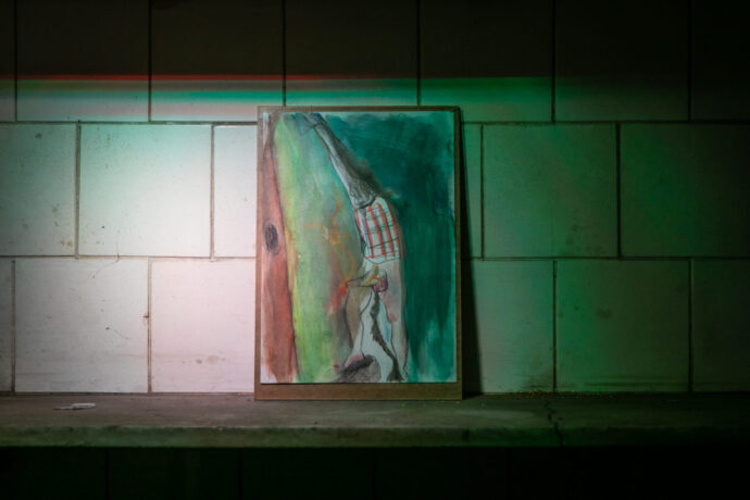  Obra(s) por Daniel Lannes.  Da atividade Manjar: Beleza e Devastação ou Eterno Retorno. 