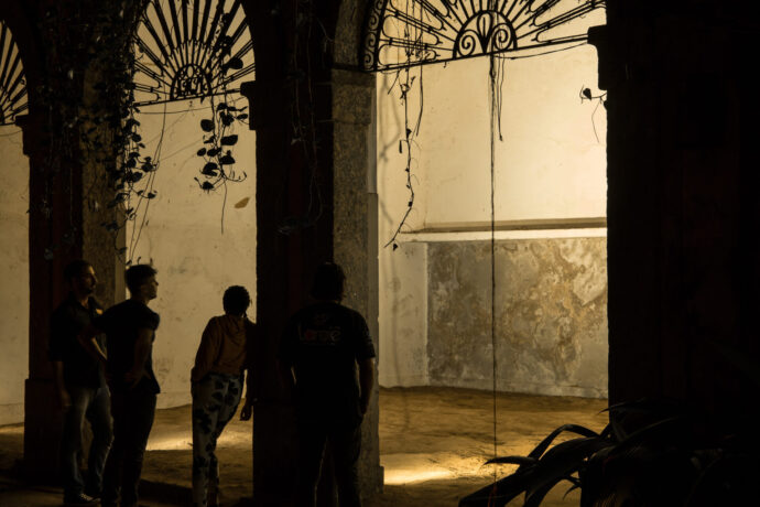  Obra(s) por Lais Myrrha.  Da atividade Manjar: Armando Queiroz, Drummond, Deyson Gilbert, Ashadu, Laís Myrrha, Bqueer. 