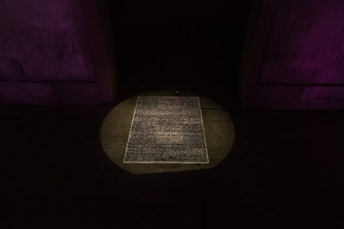  Obra(s) por Lenora de Barros.  Da atividade Manjar: Ontem Hoje Agora. 