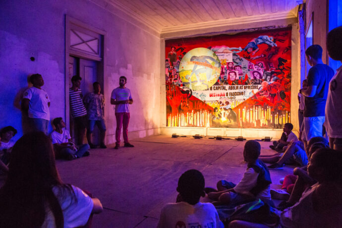  Obra(s) por Marcela Cantuária.  Da atividade Manjar: Somos Muitxs. 