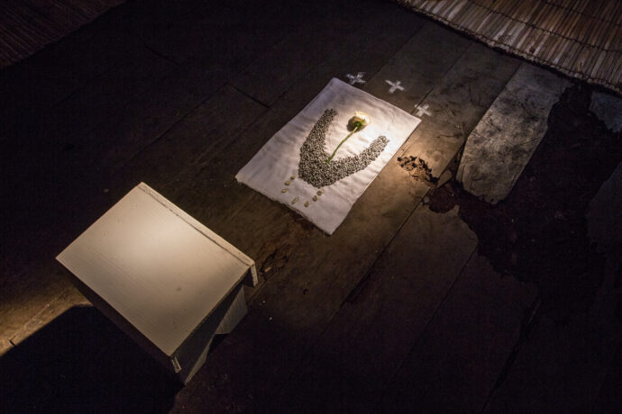  Obra(s) por Patrícia Francisco.  Da atividade Manjar: Amar em Liberdade. 