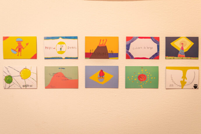  Obra(s) por Juca Fiis.  Da atividade Solar dos Abacaxis [ArtRio]. 