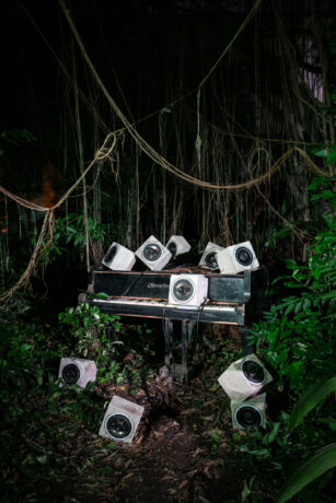  Obra(s) por Vivian Caccuri.  Da atividade Manjar: Beleza e Devastação ou Eterno Retorno. 