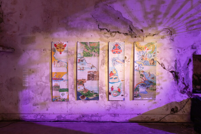  Obra(s) por Carolina Caycedo.  Da atividade Manjar: Em tudo que vive, tudo que flui. 