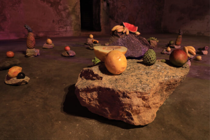  Obra(s) por Edgar Calel.  Da atividade Manjar: Re-Conhecimento. 