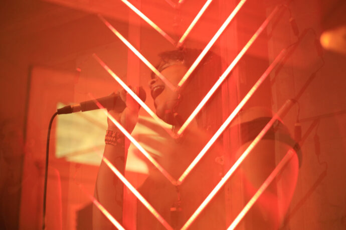  Obra(s) por Kaê Guajajara.  Da atividade Manjar: Re-Conhecimento. 