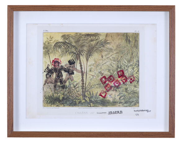  Obra(s) por Denilson Baniwa.  Da atividade AFLUENTE [ArtRio]. 