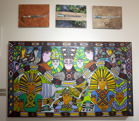  Obra(s) por MAHKU (Movimento dos Artistas Huni Kuin), Sallisa Rosa.  Da atividade AFLUENTE [ArtRio]. 