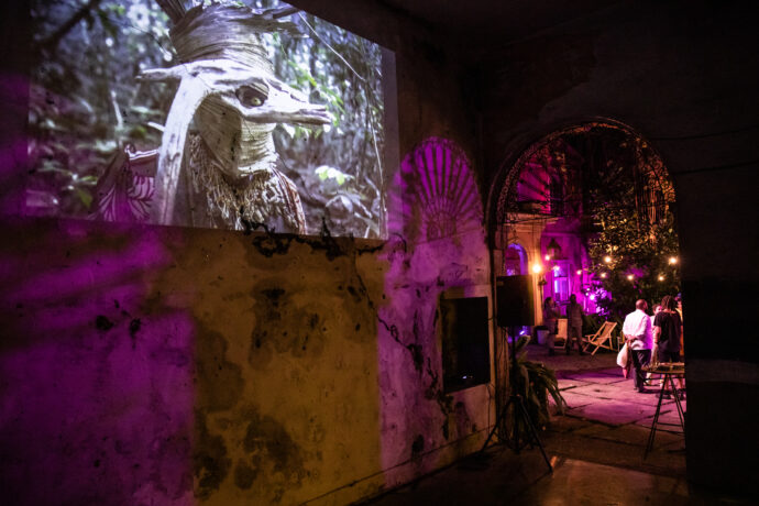  Obra(s) por UÝRA Sodoma.  Da atividade Baile da Aurora Sincera II. 