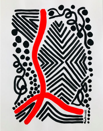  Obra(s) por Aislan Pankararu.  Da atividade Para Nossos Vizinhos de Sonhos. 