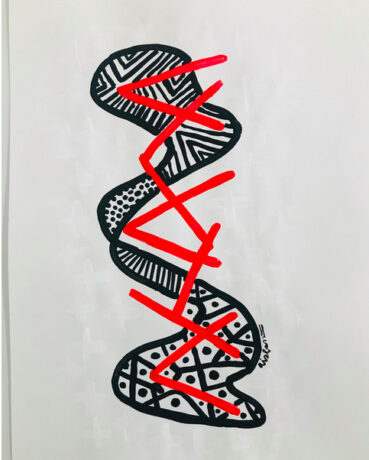  Obra(s) por Aislan Pankararu.  Da atividade Para Nossos Vizinhos de Sonhos. 