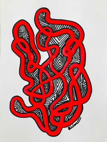  Obra(s) por Aislan Pankararu.  Da atividade Para Nossos Vizinhos de Sonhos. 