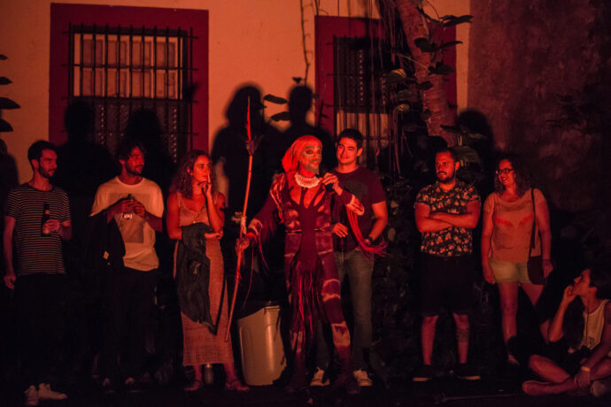  Obra(s) por Bayard Tonelli.  Da atividade Manjar 02 anos: Adriana Varejão, Bayard Tonelli, Thiago Martins de Melo, TintaPreta. 