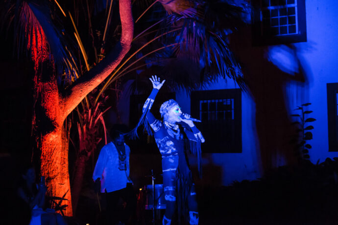  Obra(s) por Bayard Tonelli.  Da atividade Manjar 02 anos: Adriana Varejão, Bayard Tonelli, Thiago Martins de Melo, TintaPreta. 