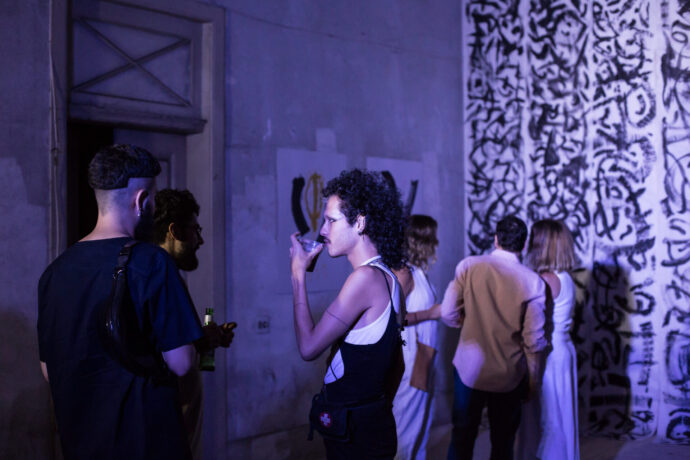  Da atividade Manjar 02 anos: Adriana Varejão, Bayard Tonelli, Thiago Martins de Melo, TintaPreta. 