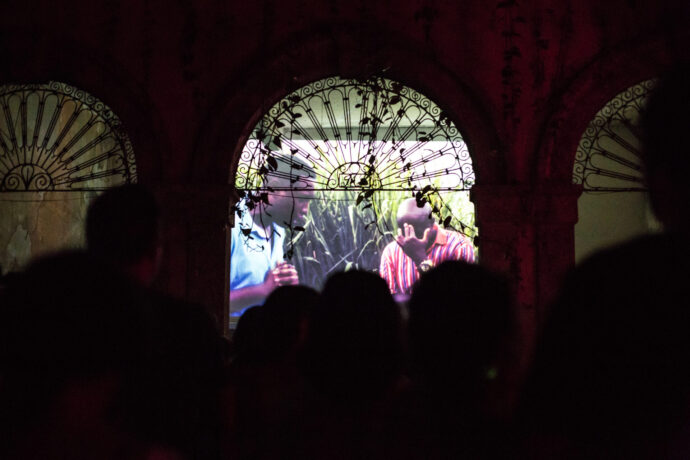  Da atividade Manjar: Guy Veloso, Híbridos (Vincent Moon e Priscilla Telmon), VJ Suave. 