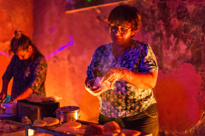  Obra(s) por Nelly Camacho (PARES Cáritas RJ).  Da atividade Manjar: Almeida Junior, Engel Leonardo, Maíra das Neves, Thiago Honório (e Turma do 6º ano de 2017 da Escola Profª Julieta Lentz Puerta de Joaçaba, Santa Catarina). 